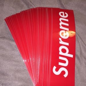 30 Supreme BOX LOGO Stickers